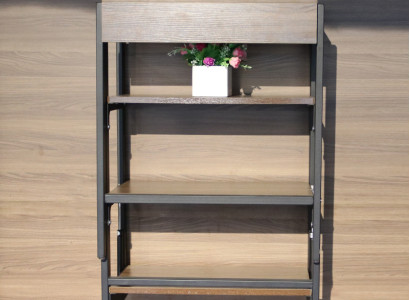 Multifunction Space Saving Furniture Dining Table Table Shelf 2in1 Kitchen Tables Wood